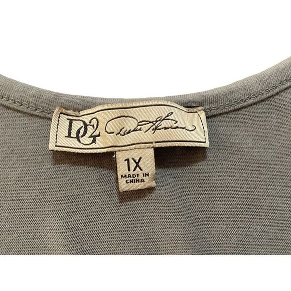 DG2 by Diane Gilman Sleeveless Tops 1X - Picture 3 of 4